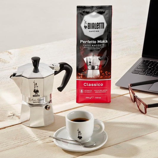Bialetti Perfetto Moka Ground Coffee 250g Classico