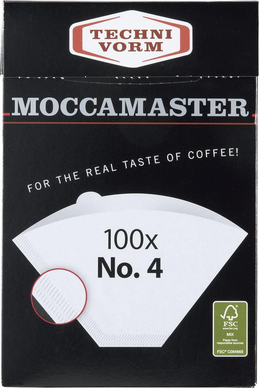 Moccamaster No.4 Paper Filters (100 Filters)